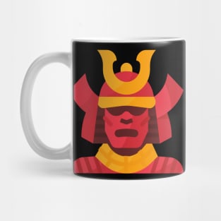 Red Samurai Helmet Mug